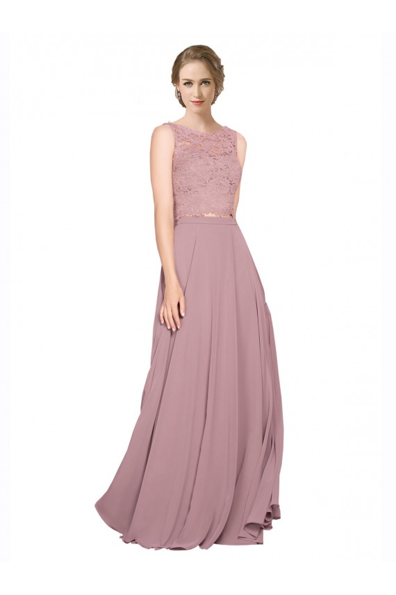 Long Sleeveless A-Line Black Tie Prom Dress / Bridesmaid Dress Leeds