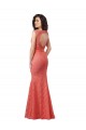 Long Sleeveless Mermaid Open Back Bridesmaid Dress Leeds