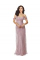 Long Sleeveless A-Line Keyhole Back Lace Bridesmaid Dress Leeds
