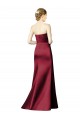 Long Burgundy Sleeveless Mermaid Bridesmaid Dress / Evening Dress Leeds