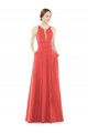 Long Firecracker Sleeveless A-Line Bridesmaid Dress Leeds