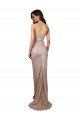 Long Champagne Sleeveless Mermaid Low Back Formal Evening Gown / Prom Dress / Bridesmaid Dress Leeds