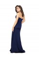 Long Sapphire Sleeveless A-Line Formal Evening Gown / Prom Dress / Bridesmaid Dress Leeds