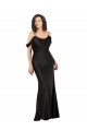Long Black Sleeveless A-Line Low Back Formal Evening Gown / Prom Dress / Bridesmaid Dress Leeds