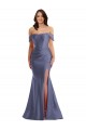 Long French Blue Sleeveless Mermaid Low Back Black Tie Plus Size Evening Gown / Prom Dress / Bridesmaid Dress Leeds