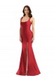 Long Red Sleeveless Mermaid Formal Plus Size Evening Gown / Prom Dress / Bridesmaid Dress Leeds