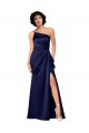 Long Sapphire Sleeveless A-Line Black Tie Evening Gown / Prom Dress / Bridesmaid Dress Leeds