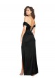 Long Black Sleeveless A-Line Low Back Black Tie Evening Gown / Prom Dress / Bridesmaid Dress Leeds
