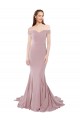 Sweep Train Dusty Pink Sleeveless Mermaid Bridesmaid Dress / Evening Dress Leeds