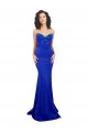 Long Royal Blue Sleeveless Mermaid Low Back Formal Evening Gown / Prom Dress / Bridesmaid Dress Leeds