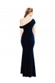 Long Dark Navy Sleeveless Mermaid Stretch Crepe Formal Evening Gown / Prom Dress / Bridesmaid Dress Leeds
