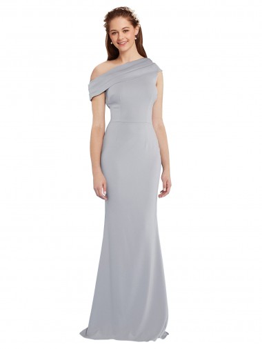 Long Grey Sleeveless Mermaid Formal Evening Gown / Prom Dress / Bridesmaid Dress Leeds