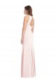 Long Pink Sleeveless Trumpet Open Back Semi Formal Evening Dress / Prom Dress / Bridesmaid Dress Leeds