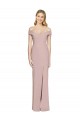 Long Dusty Pink Sleeveless Trumpet Open Back Semi Formal Evening Dress / Prom Dress / Bridesmaid Dress Leeds