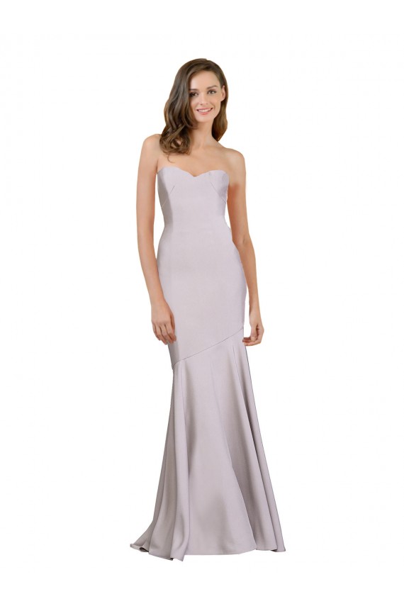 Long Arctic Lilac Sleeveless Mermaid Prom Dress / Bridesmaid Dress Leeds