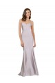Long Arctic Lilac Sleeveless Mermaid Prom Dress / Bridesmaid Dress Leeds