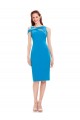 Cocktail Length Sleeveless Mermaid Stretch Crepe Formal Evening Gown / Prom Dress / Bridesmaid Dress Leeds