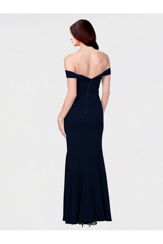 Long Ivory Sleeveless Mermaid Low Back Formal Evening Gown / Prom Dress / Bridesmaid Dress Leeds
