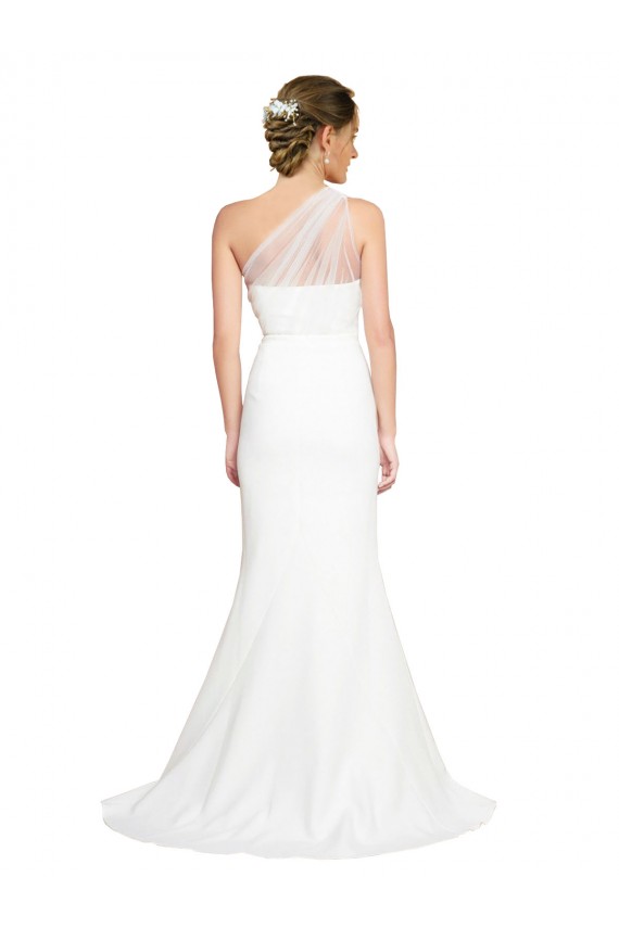 Sweep Train Ivory Sleeveless Mermaid Formal Evening Gown / Bridesmaid Dress Leeds