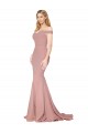 Sweep Train Dusty Pink Sleeveless Mermaid Formal Evening Gown / Prom Dress / Bridesmaid Dress Leeds