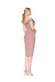 Knee Length Dusty Pink Sleeveless Mermaid Black Tie Evening Gown / Prom Dress / Bridesmaid Dress Leeds
