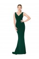 Long Midnight Green Sleeveless Mermaid Formal Evening Gown / Prom Dress / Bridesmaid Dress Leeds
