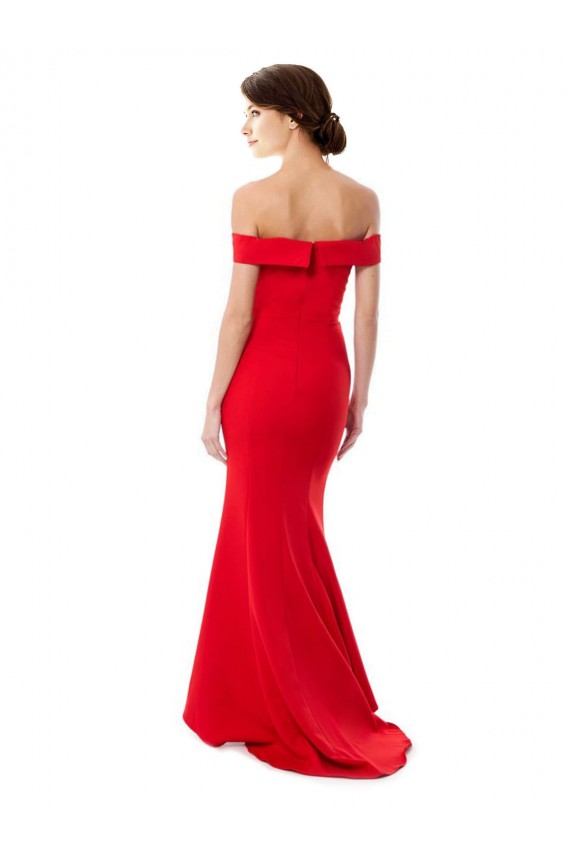 Long Red Sleeveless Mermaid Formal Evening Dress / Prom Dress / Bridesmaid Dress Leeds