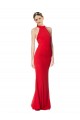 Long Red Sleeveless Mermaid Prom Dress / Bridesmaid Dress Leeds