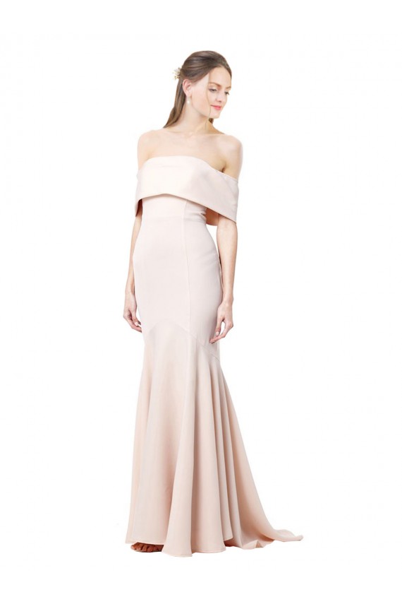 Long Nude Sleeveless Mermaid Formal Evening Gown / Prom Dress / Bridesmaid Dress Leeds