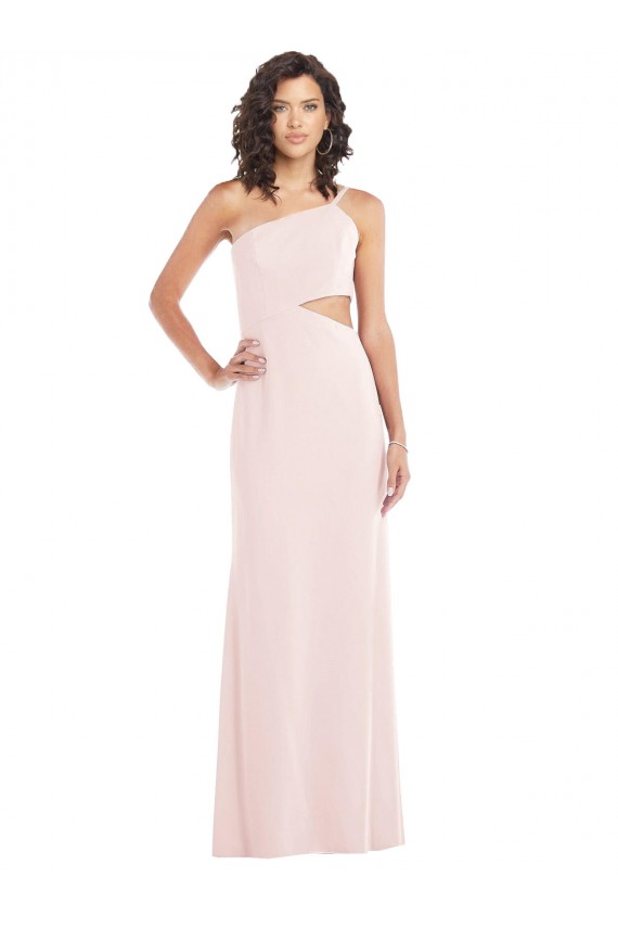 Long Pink Sleeveless Trumpet Formal Evening Gown / Prom Dress / Bridesmaid Dress Leeds