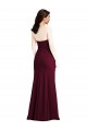 Long Burgundy Gold Sleeveless Trumpet Semi Formal Evening Dress / Prom Dress / Bridesmaid Dress Leeds