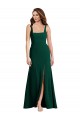 Long Midnight Green Sleeveless Trumpet Semi Formal Evening Dress / Prom Dress / Bridesmaid Dress Leeds