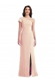 Long Nude Cap Sleeves Trumpet Formal Evening Gown / Prom Dress / Bridesmaid Dress Leeds