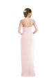 Long Pink Sleeveless Trumpet Semi Formal Evening Dress / Prom Dress / Bridesmaid Dress Leeds