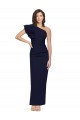 Long Dark Navy Sleeveless Sheath Formal Evening Gown / Prom Dress / Bridesmaid Dress Leeds