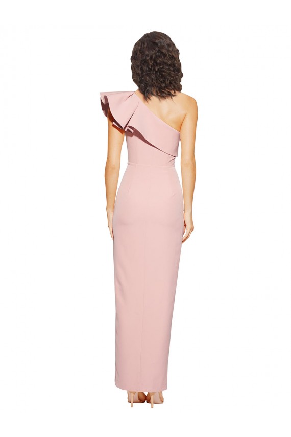 Long Mauve Sleeveless Sheath Formal Evening Gown / Prom Dress / Bridesmaid Dress Leeds
