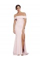 Sweep Train Pink Sleeveless Sheath Low Back Formal Evening Gown / Prom Dress / Bridesmaid Dress Leeds