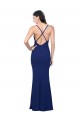Long Royal Blue Sleeveless Sheath Open Back Formal Evening Gown / Prom Dress / Bridesmaid Dress Leeds