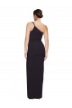 Long Black Sleeveless Sheath Side Slit Formal Evening Gown / Prom Dress / Bridesmaid Dress Leeds
