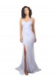 Long White Sleeveless Mermaid Low Back Beach Wedding Dress Leeds