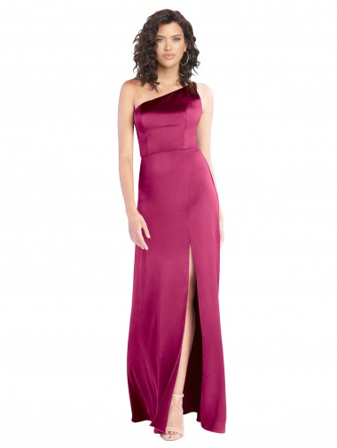 Long Fuchsia Sleeveless A-Line Open Back Formal Evening Gown / Prom Dress / Bridesmaid Dress Leeds