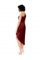 Midi Length Burgundy Sleeveless Sheath Black Tie Evening Gown / Prom Dress / Bridesmaid Dress Leeds