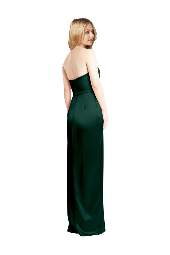 Long Hunter Sleeveless A-Line Formal Evening Gown / Prom Dress / Bridesmaid Dress Leeds