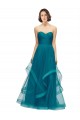 Long Turquoise Sleeveless A-Line Bridesmaid Dress Leeds