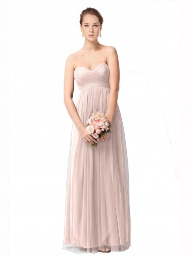 Long Vintage Rose Cap Sleeves A-Line Bridesmaid Dress Leeds