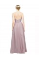 Long Light Lilac Sleeveless A-Line Bridesmaid Dress / Evening Dress Leeds