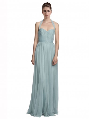Long Sleeveless A-Line Tulle Bridal Party Dress / Evening Dress Leeds