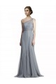 Long Slate Grey Sleeveless Mermaid Bridesmaid Dress Leeds
