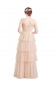 Long Pink Sleeveless A-Line Semi Formal Evening Dress / Bridesmaid Dress Leeds