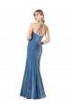 Long Black Sleeveless Sheath Open Back Formal Evening Gown / Prom Dress / Bridesmaid Dress Leeds
